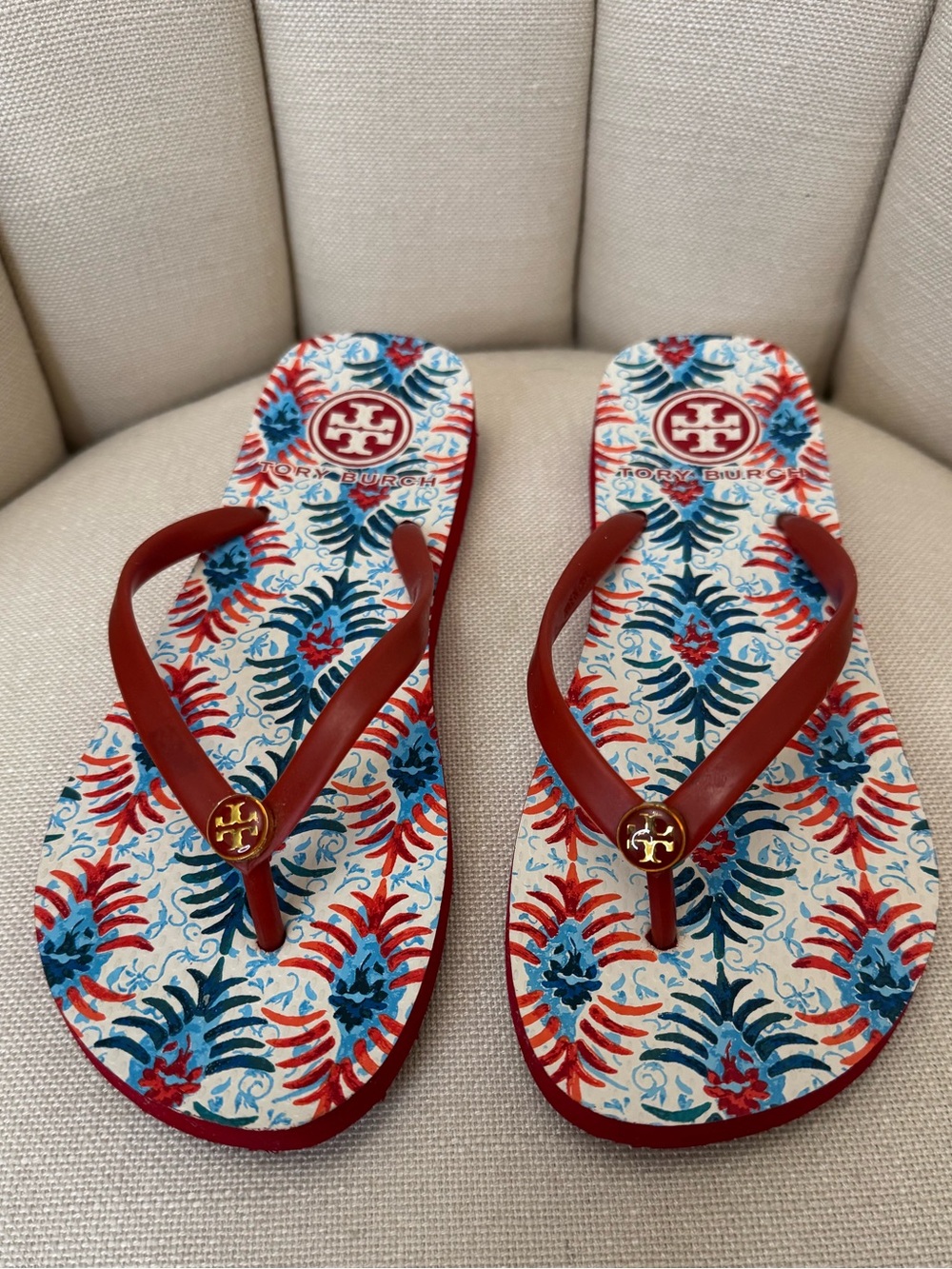Tory Burch red flip flops
